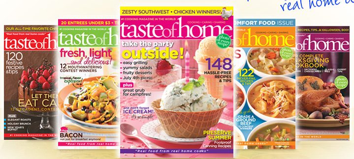 Taste of Home Magazine